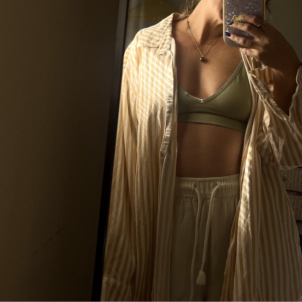 Rhythm. striped button down